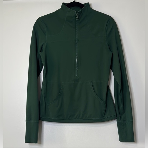 ZYIA Green Half-Zip Women's Top - Picture 6 of 7